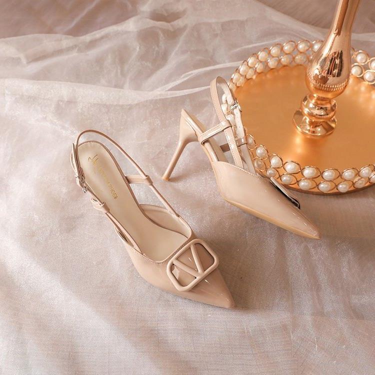 Damen Pumps mit eleganter Schnallen-Applikation EB