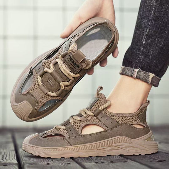 Damen Sportliche Sandalen mit atmungsaktivem Mesh-Innenfutter von EB