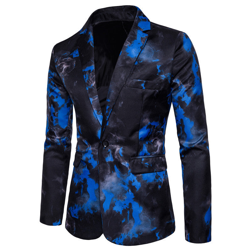 Herren modischer Blazer mit kunstvollem Farbverlauf EB