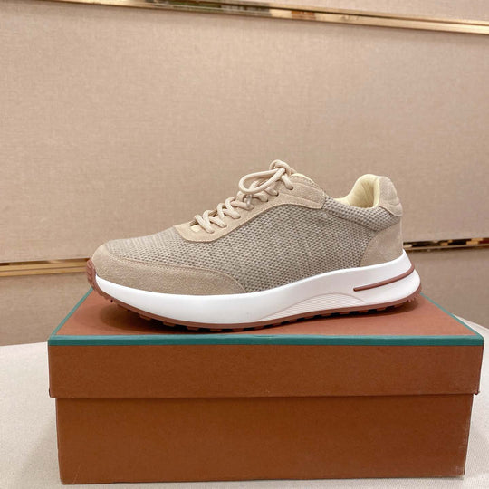 Damen Komfortable Sneaker mit atmungsaktivem Obermaterial und dämpfender Sohle EB
