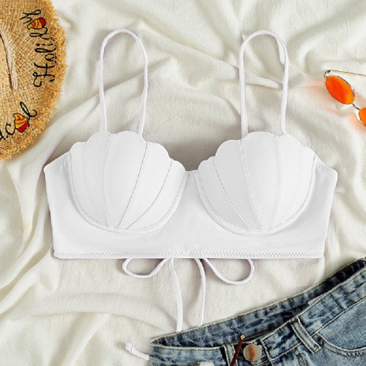 Damen Bikini-Oberteil mit elegantem Muschel-Design EB