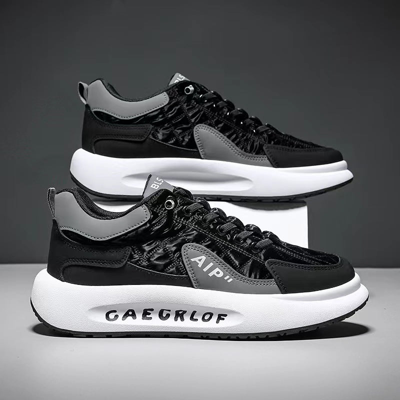 Damen Modische Sneakers mit atmungsaktiver Oberflächenstruktur und flexiblem Sohlenprofil EB