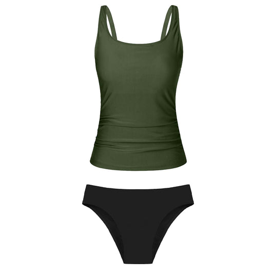Damen Bikiniset mit floralem Oberteil und klassischem Unterteil EB