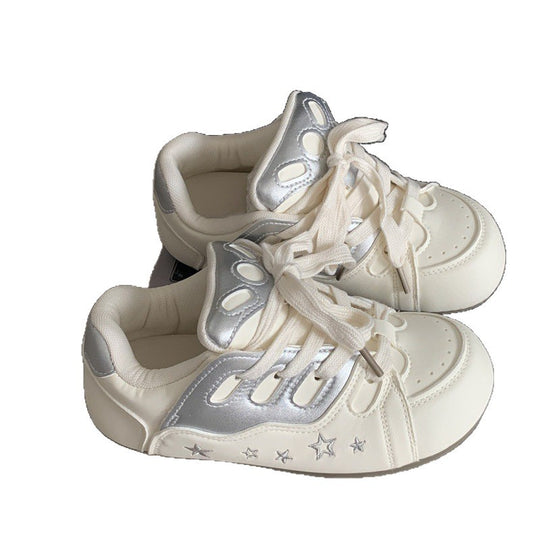 Damen sportliche Sneakers mit verspielten Tiermotiven EB