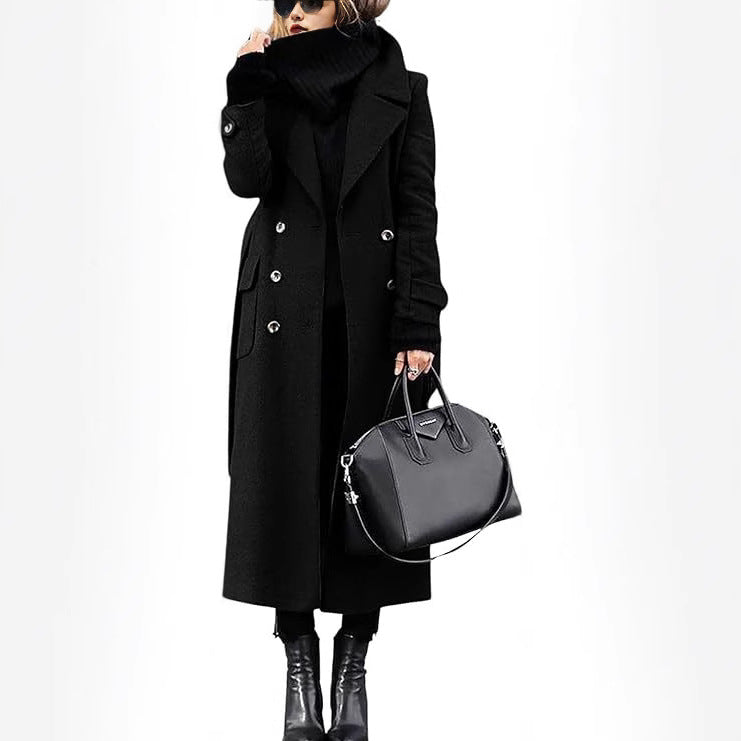 Damen eleganter Wollmantel EB