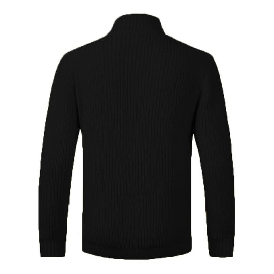 Herren komfortable Strickjacke mit Knopfverschluss EB