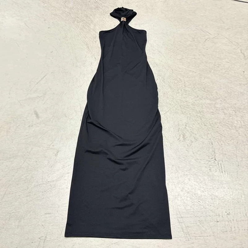 Damen Abendkleid mit schickem Halterdesign und eleganter Silhouette EB