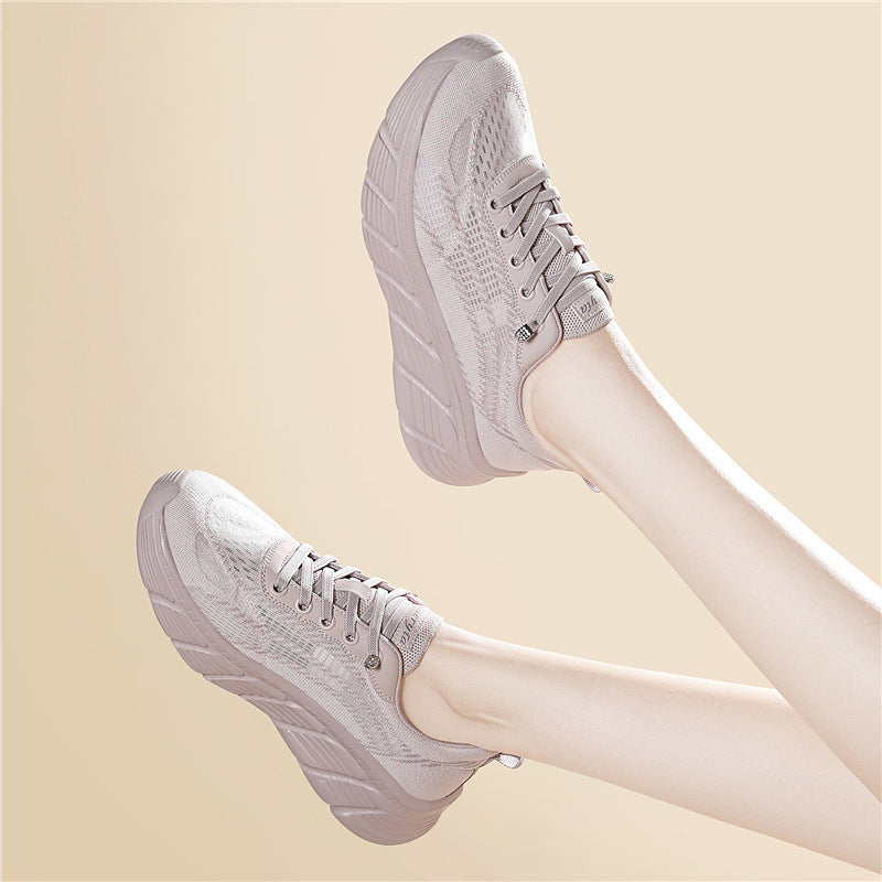 Damen Komfortable und atmungsaktive Laufschuhe mit dämpfender Sohle EB