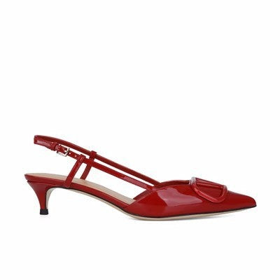 Damen Elegante Slingback Pumps mit feinem Absatz EB