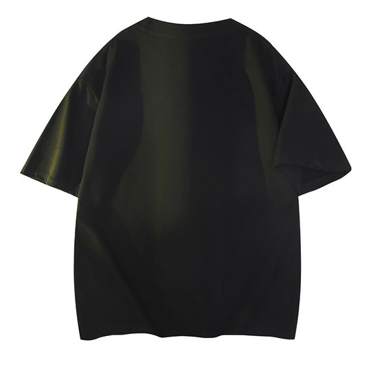 Damen Oversized T-Shirt mit dekorativen Metallakzenten EB