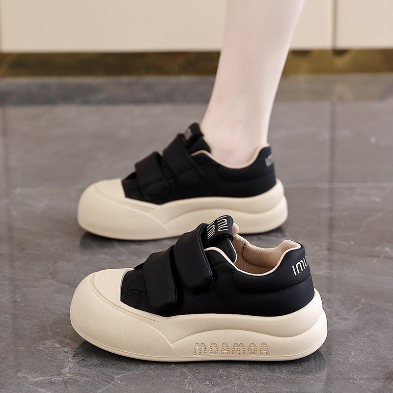 Damen Sneakers mit praktischem Klettverschluss und bequemer dämpfender Sohle EB