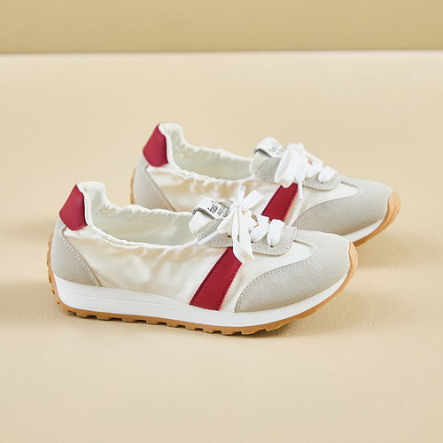 Damen Freizeitschuhe mit elastischen Schnürsenkeln und bequemem Innenfutter EB