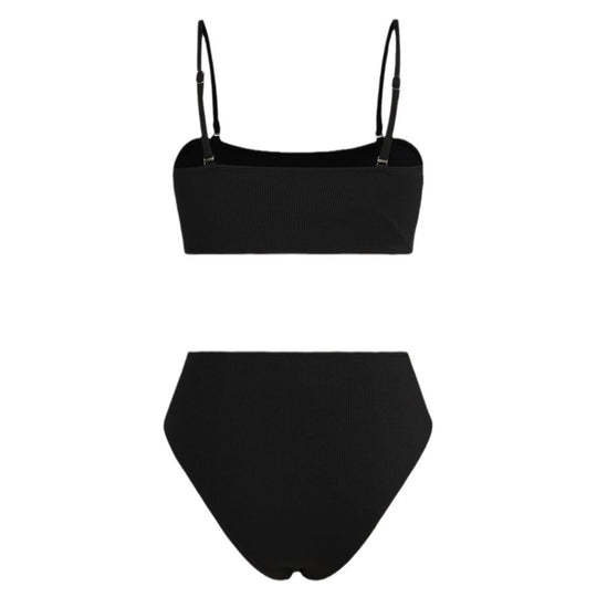 Damen Bikinitop und hochgeschnittene Bikinihose EB