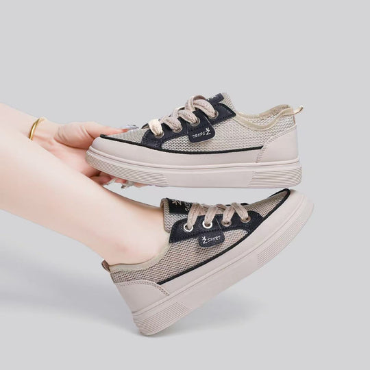 Damen Atmungsaktive Freizeit-Sneaker mit sportlichem Design EB