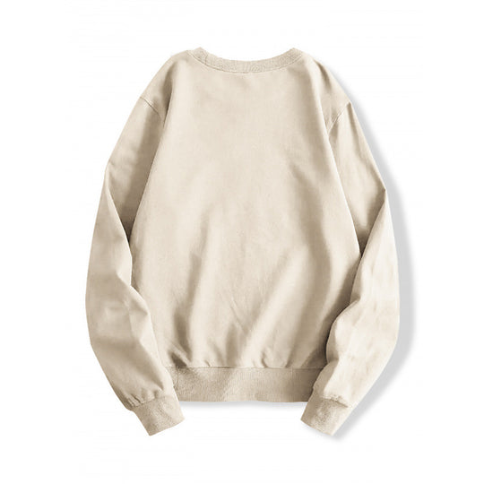 Damen Sweatshirt mit kreativem Tiger-Grafikdesign EB