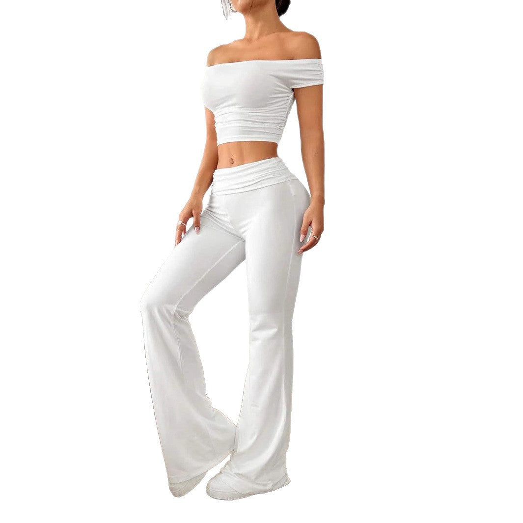 Damen Elegantes und figurbetontes Zweiteiler-Set EB