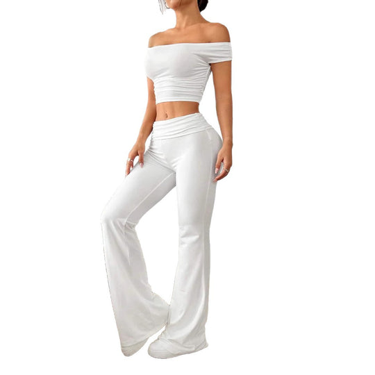 Damen Elegantes und figurbetontes Zweiteiler-Set EB