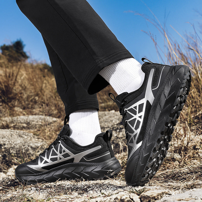 Herren Outdoor-Hiking-Sneaker mit rutschfester Profilsohle und atmungsaktivem Obermaterial EB