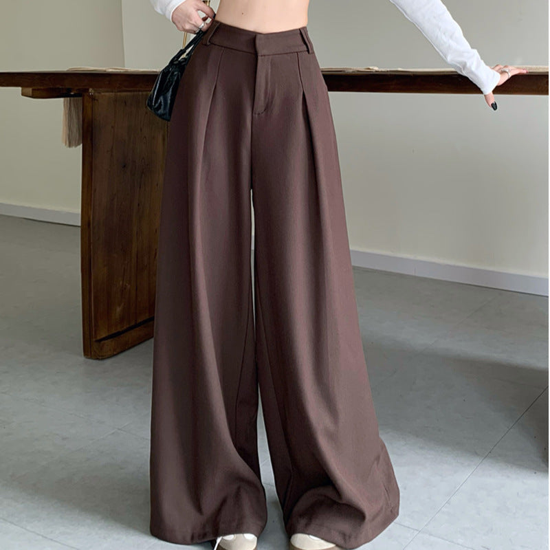 Damen Weite Palazzo-Hose mit elegantem Bund und komfortablem Sitzt EB
