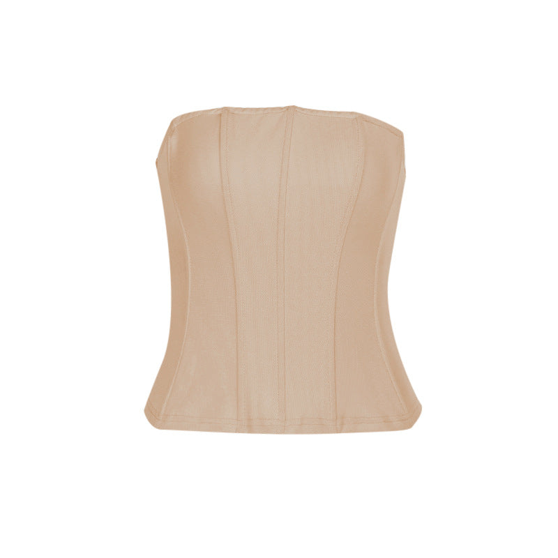 Damen Bustier-Oberteil mit figurformendem Design EB