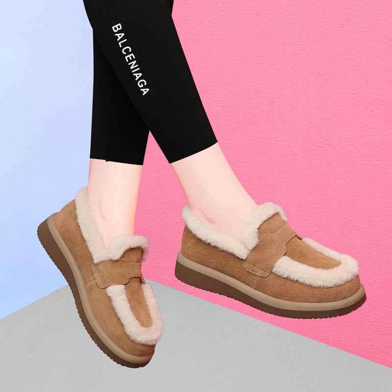 Damen warme Hausschuhe mit weichem Futter EB