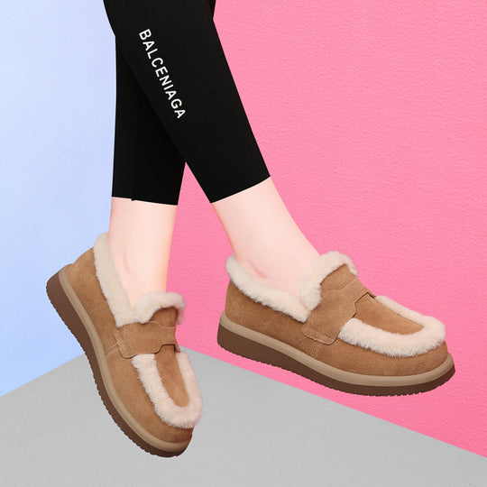 Damen warme Hausschuhe mit weichem Futter EB