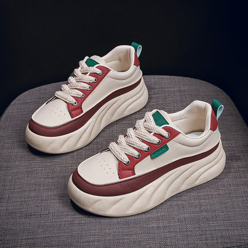 Damen Sportliche Sneakers mit dickem Plateau EB