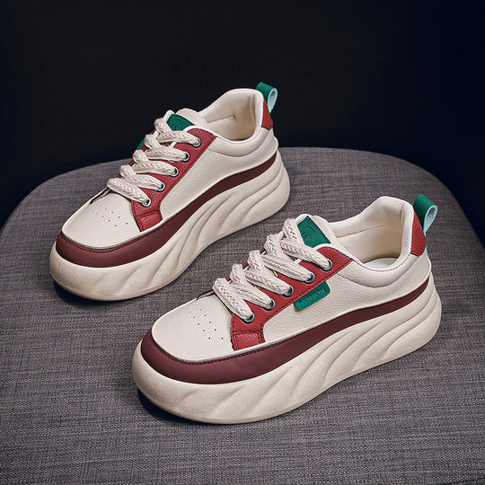 Damen Sportliche Sneakers mit dickem Plateau EB