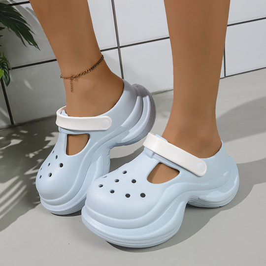 Damen Hochwertige Clogs mit ergonomischem Design und verstellbarem Riemen EB