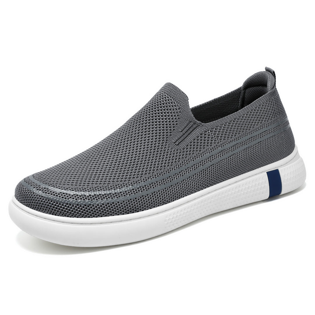 Damen Atmungsaktive Slip-On Freizeitschuhe mit flexiblem Einsatz EB