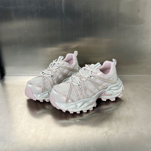 Damen Sportliche Trailrunning-Sneaker mit atmungsaktiver Mesh-Oberfläche und rutschfester Sohle EB