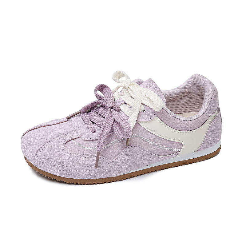 Damen Freizeitsneaker mit weichem Veloursleder und Rutschfester Sohle EB
