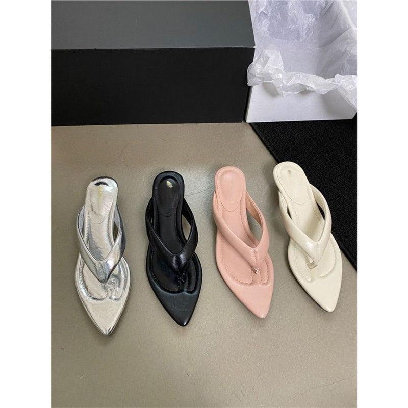 Damen edle Zehentrenner-Sandalen mit modischem Design EB
