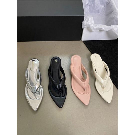 Damen edle Zehentrenner-Sandalen mit modischem Design EB