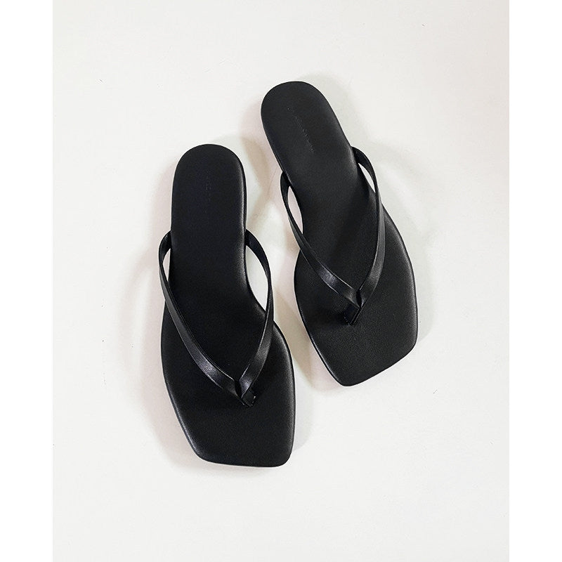 Damen Zehentrenner-Sandalen mit minimalistischer Silhouette und ergonomischem Fußbett EB
