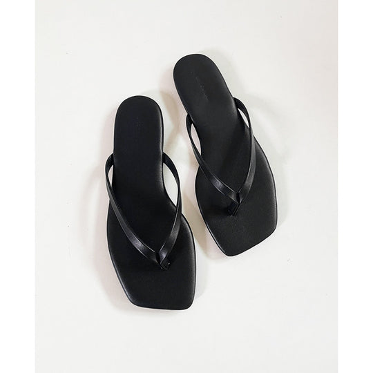 Damen Zehentrenner-Sandalen mit minimalistischer Silhouette und ergonomischem Fußbett EB