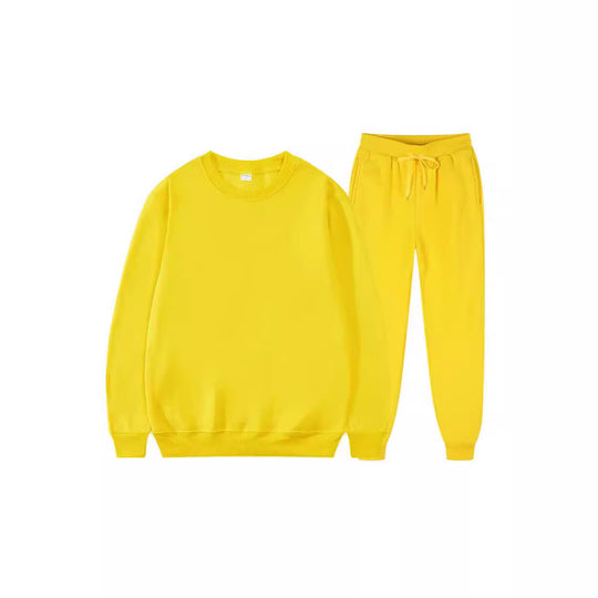 Damen Sportlicher Sweat-Anzug mit komfortablem Schnitt und elastischem Bund EB