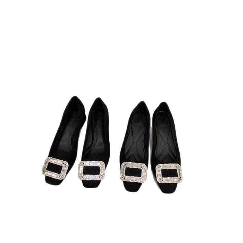 Damen elegante Pumps mit Glitzerakzenten EB