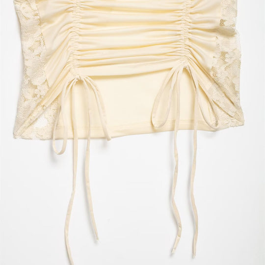 Damen Spitzeneinsatz Top EB