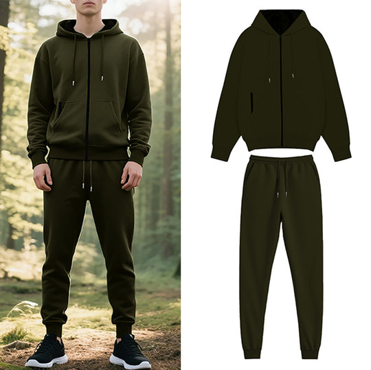 Herren Sportanzug mit stylischem Kapuzenpullover und bequemen Jogginghosen EB