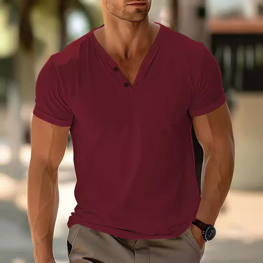 EB | Leichtes Sport-T-Shirt mit V-Ausschnitt