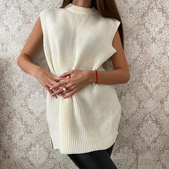 Damen Strickkleid mit modischem feinen Rippstrick und lässigem Schnitt EB