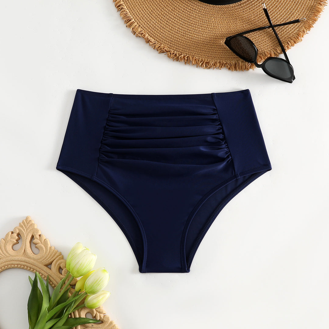 Damen Hoch tailliertes Bikini-Unterteil EB