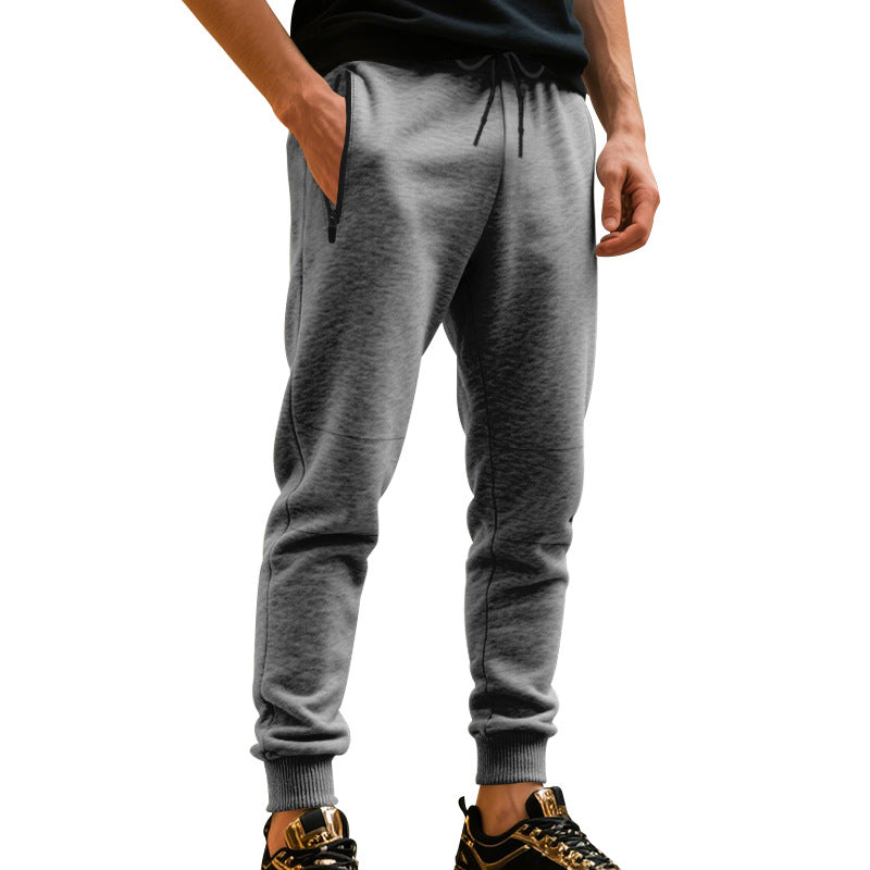Herren Freizeit Jogginghose mit seitlichem Kontrast und elastischem Bund EB