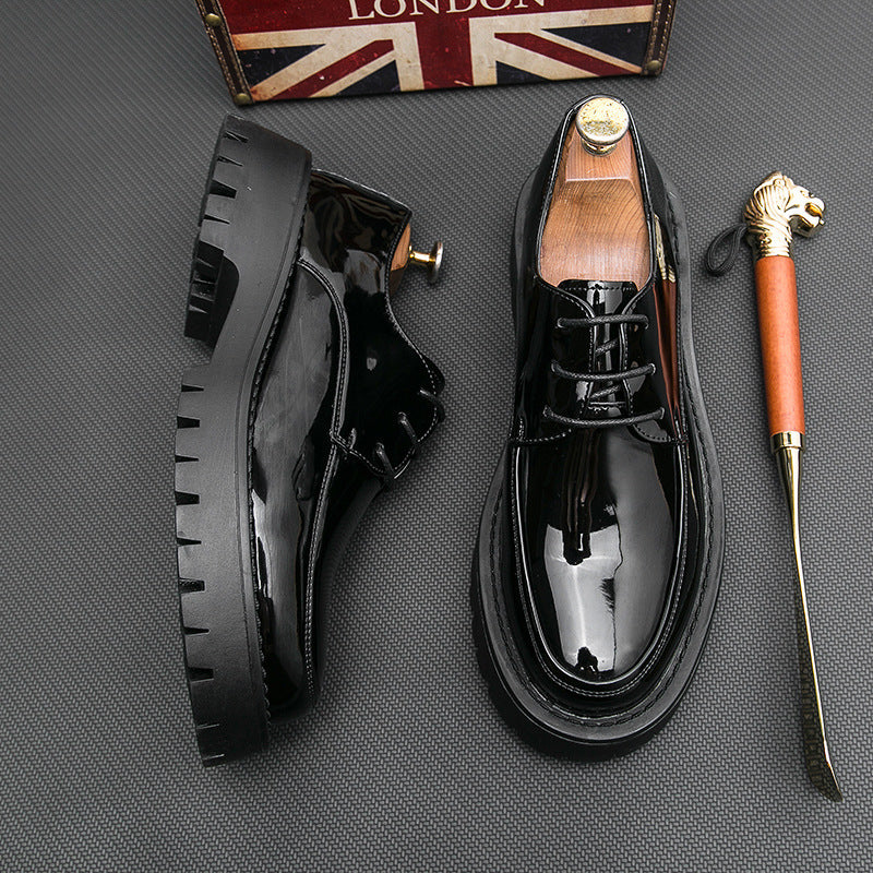 Herren Elegante Schnürschuhe mit stabiler Profilsohle und klassischem Design EB
