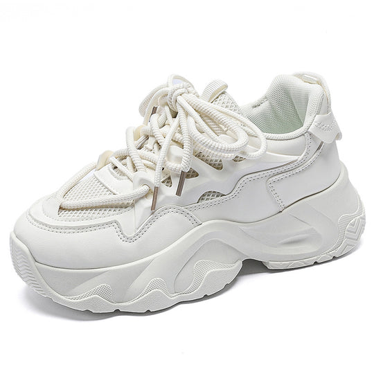 Damen Sportliche Chunky Sneakers mit atmungsaktivem Obermaterial und rutschfester Sohle EB