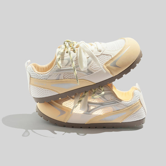Damen Atmungsaktive Multifunktionssneakers mit elastischen Schnürsenkeln und rutschfester Sohle EB