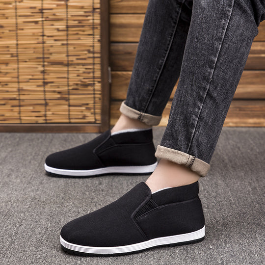 Damen Bequeme Slip-On Winterboots mit kuscheligem Innenfutter EB