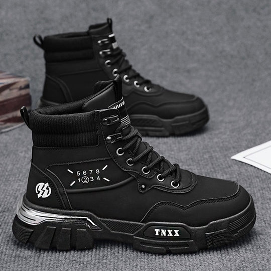 Damen hochschulgeeignete Winterstiefel mit rutschfester Sohle und praktischer Schnürung EB