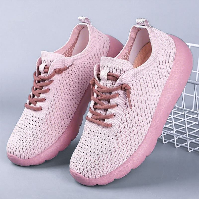 Damen Atmungsaktive Freizeitschuhe mit elastischem Komfort-Heel EB